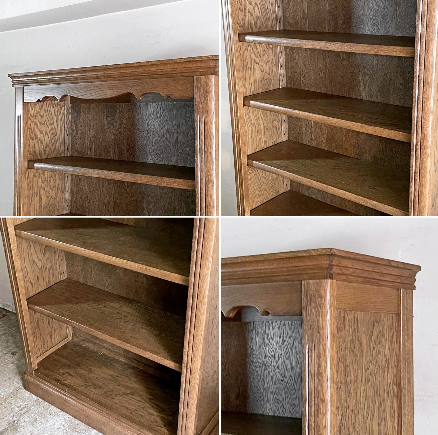 山室家具製作所 エスポアール ESPOIR No.115 オープン書棚850 6段 ブックシェルフ 本棚 ナラ材 H180cm 国産家具 ■