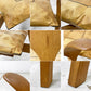 クラフトファニチャー Craft furniture 木ション パーソナルチェア ラウンジチェア アームレスチェア 無垢材 大門 嚴 バウ工房 BAU ●