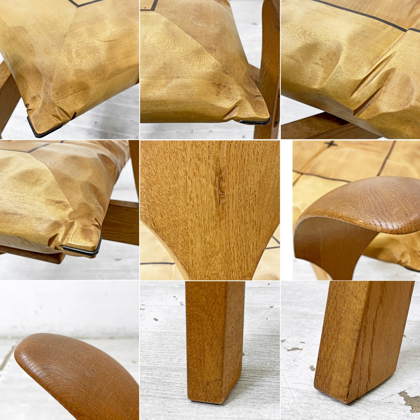 クラフトファニチャー Craft furniture 木ション パーソナルチェア ラウンジチェア アームレスチェア 無垢材 大門 嚴 バウ工房 BAU ●