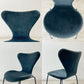 フリッツハンセン Fritz Hansen 3107 セブンチェア フルパティング アルネ・ヤコブセン ミッドナイトブルー デンマーク 北欧家具 B ●