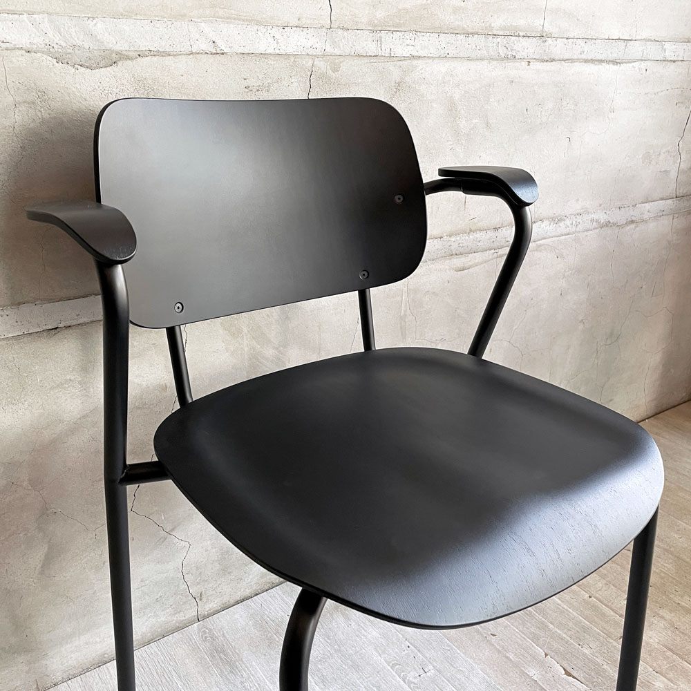 アルテック artek ルッキ チェア LUKKI Chair ダイニングチェア バーチ材 ブラックラッカー イルマリ・タピオヴァーラ  フィンランド 北欧家具 2025年製 美品 ♪