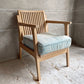 ダブルティー WTW アペルト チェア APERTO CHAIR NT アームチェア ラウンジチェア 1Pソファ アッシュ材 デニム地 西海岸 ウエストコースト ♪