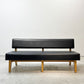 イデー IDEE ソリッドベンチ SOLID BENCH ソファ PVCレザー ブラック アッシュ材フレーム 参考価格￥199,900～ ●
