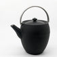 鋳心ノ工房 Chushin Kobo ティーポット 急須 鉄瓶 丸筒 Sサイズ HS-21S  鋳鉄 茶漉し ステンレスつる 0.45L ●