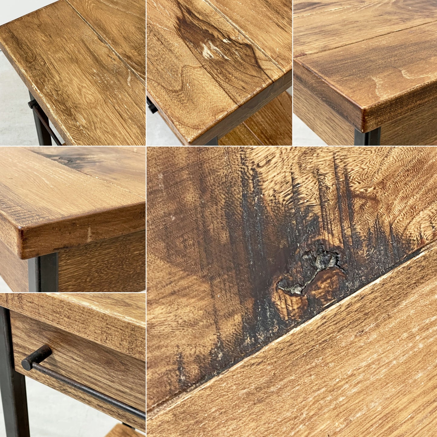 アクメファニチャー ACME Furniture グランビュー エンドテーブル GRANDVIEW END TABLE サイドテーブル ナイトテーブル オーク無垢材 インダストリアルデザイン ●