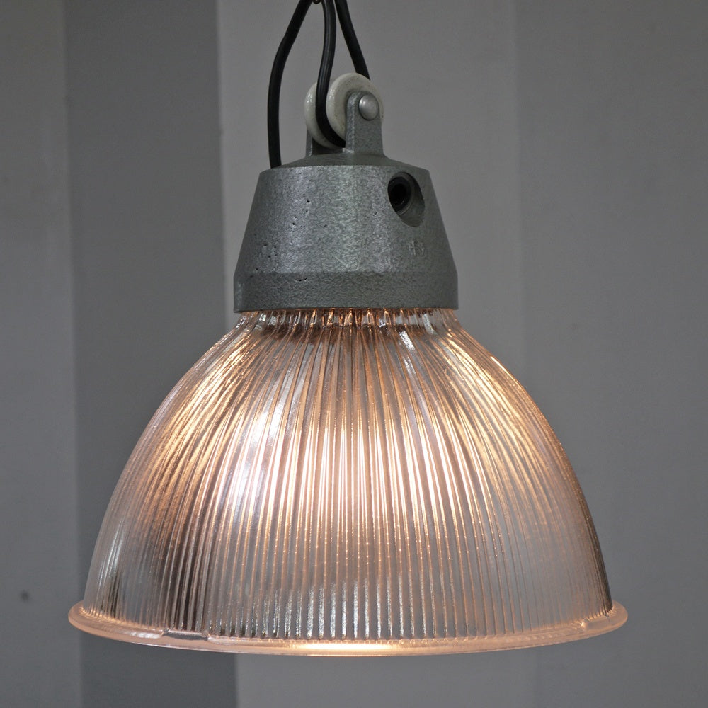 ビンテージスタイル Vintage Style ガラスシェード ペンダントライト ダイナーランプ インダストリアルデザイン ●