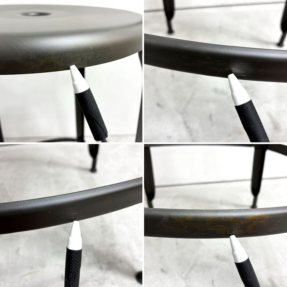 フェールトラヴァイユ FER TRAVAIL ニコルチェア NICOLLE Chair SH80 カウンターチェア スチール マットクリア仕上げ 別注モデル インダストリアル B ●