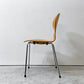 フリッツハンセン Fritz Hansen 3101 アリンコチェア アントチェア 4本脚 ナチュラルビーチ ラッカー仕上げ フェルトグライズ アルネ・ヤコブセン C ●