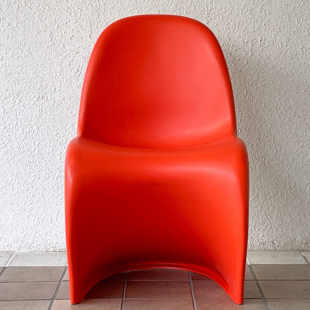 ヴィトラ vitra パントンチェア ダイニングチェア スタッキング タンジェリン オレンジ ヴェルナー・パントン ミッドセンチュリー 定価58,300円 廃番カラー ◇