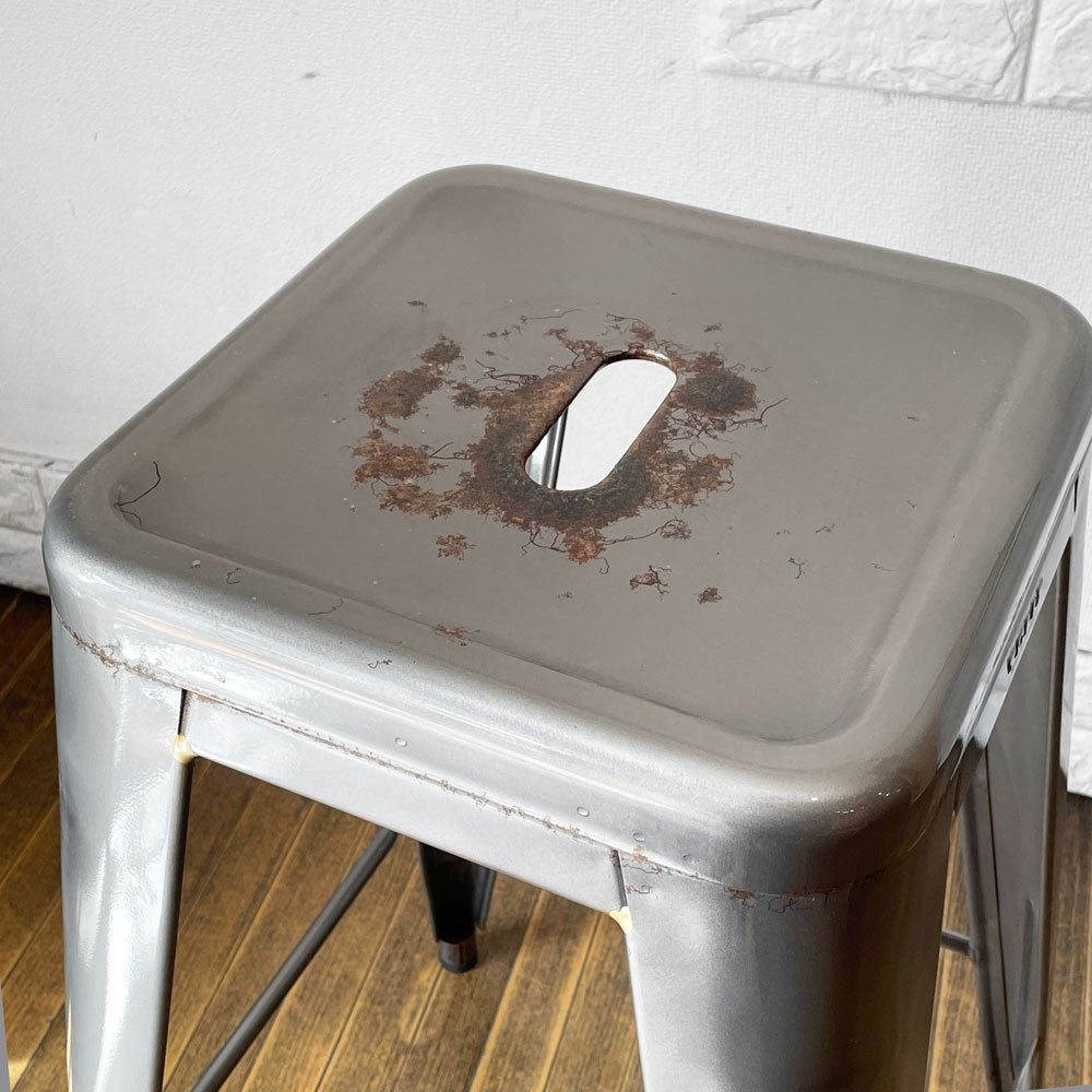 トリックス TOLIX Hスツール H-STOOL H75 ロースチール フランス インダストリアルスタイル カフェスタイル ◎