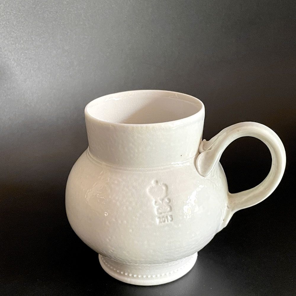 スティーブ・ハリソン Steve Harrison ジュリアカップ 2015 ホワイト ARTS&SCIENCE取扱 イギリス 陶芸 現代作家 希少 ■