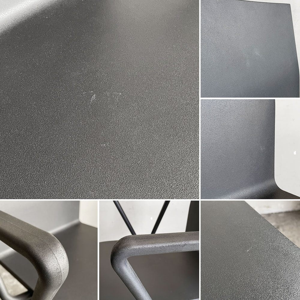 ヴィトラ vitra ゼロフォー .04 スタジオチェア オフィスチェア アームレスト付 ブラック マールテン・ヴァン・セーヴェレン Maarten Van Severen 定価￥202,400- ■
