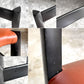 カッシーナ Cassina 699 スーパーレジェーラ SUPERLEGGERA チェア ダイニングチェア ブラックカラー アッシュ材 レザーシート ジオ・ポンティ ■