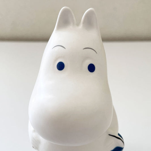 アラビア ARABIA ムーミンフィギュア MOOMIN ムーミン ペンキ塗り 陶器人形 箱付 フィンランド 北欧雑貨 旧ロゴ 廃番 ◎