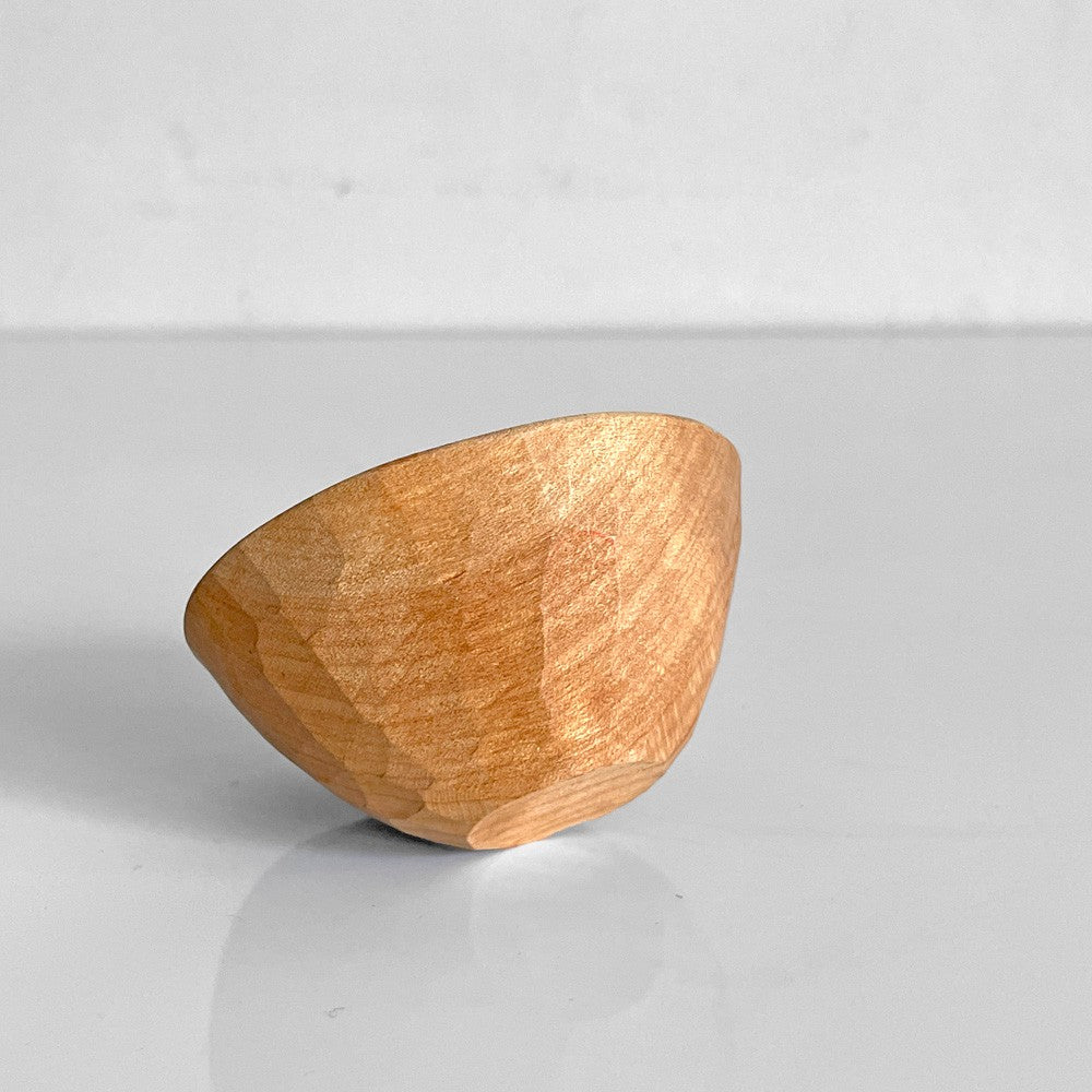 三谷龍二 Ryuji Mitani 山桜 豆鉢 豆皿 ミニボウル W6.6cm 木の器 木工 現代作家 ■