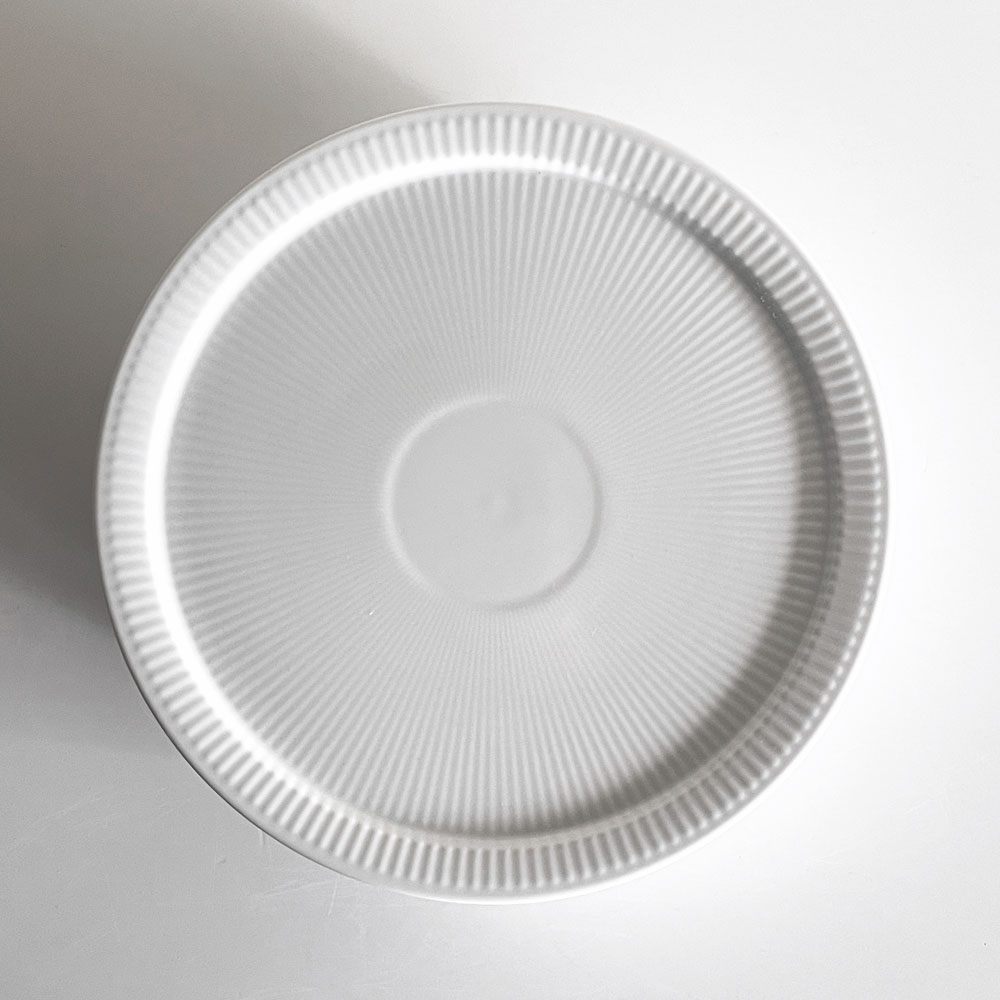 ロイヤルコペンハーゲン ROYAL COPENHAGEN ホワイトフルーテッド オーブンウエア Lサイズ 蓋付 ボウル W22cm 北欧食器 廃番 ■