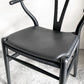 カールハンセン＆サン Carl Hansen & Son ウィッシュボーンチェア WISHBONE CHAIR CH24 Yチェア 専用チェアクッション レザー ブラック ■