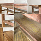 ビンテージ Vintage 木製 ワークテーブル コンソールテーブル アトリエテーブル 作業台 約 w150cm 店舗什器 ◎