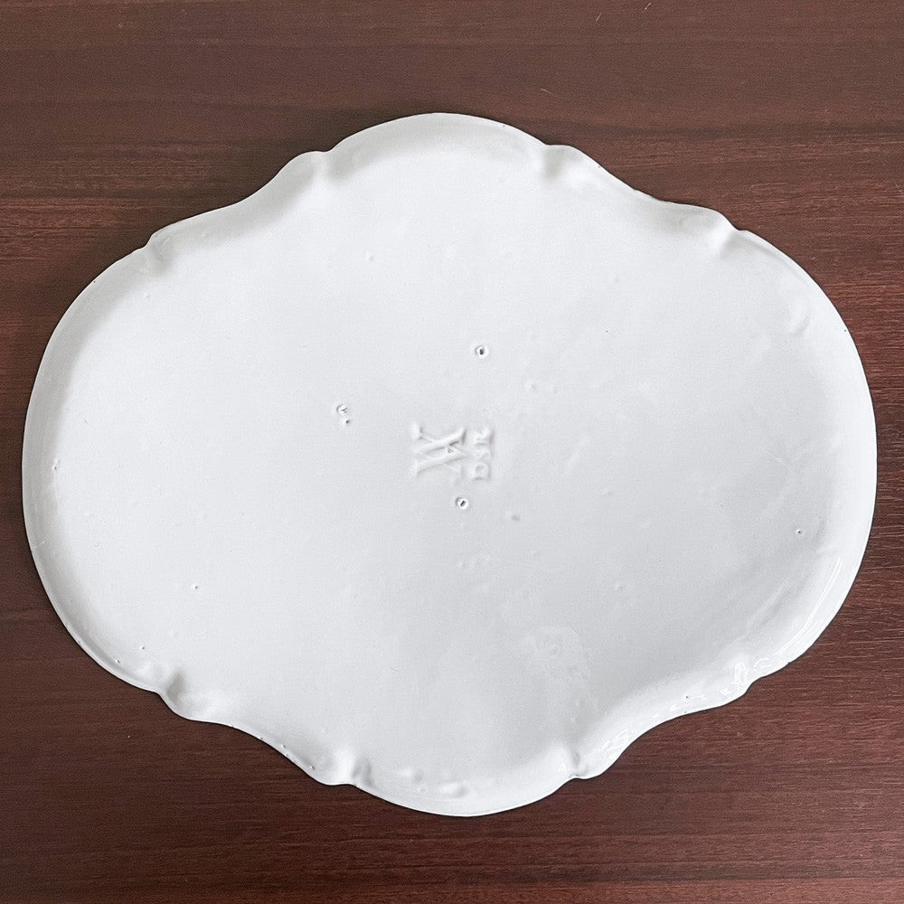 アスティエ・ド・ヴィラット Astier de Villatte ローマ Rome ラージディナープレート W29cm 陶器 フランス B ■