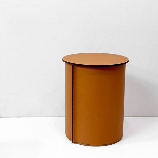 エルメス HERMES エクイパージュ・ドゥ・エルメス コルク・スツール Equipages d'Hermes cork stool  PM model スモールサイズ  レザー スツール 本革 コルクフレーム 未使用保管品 元箱付 ●