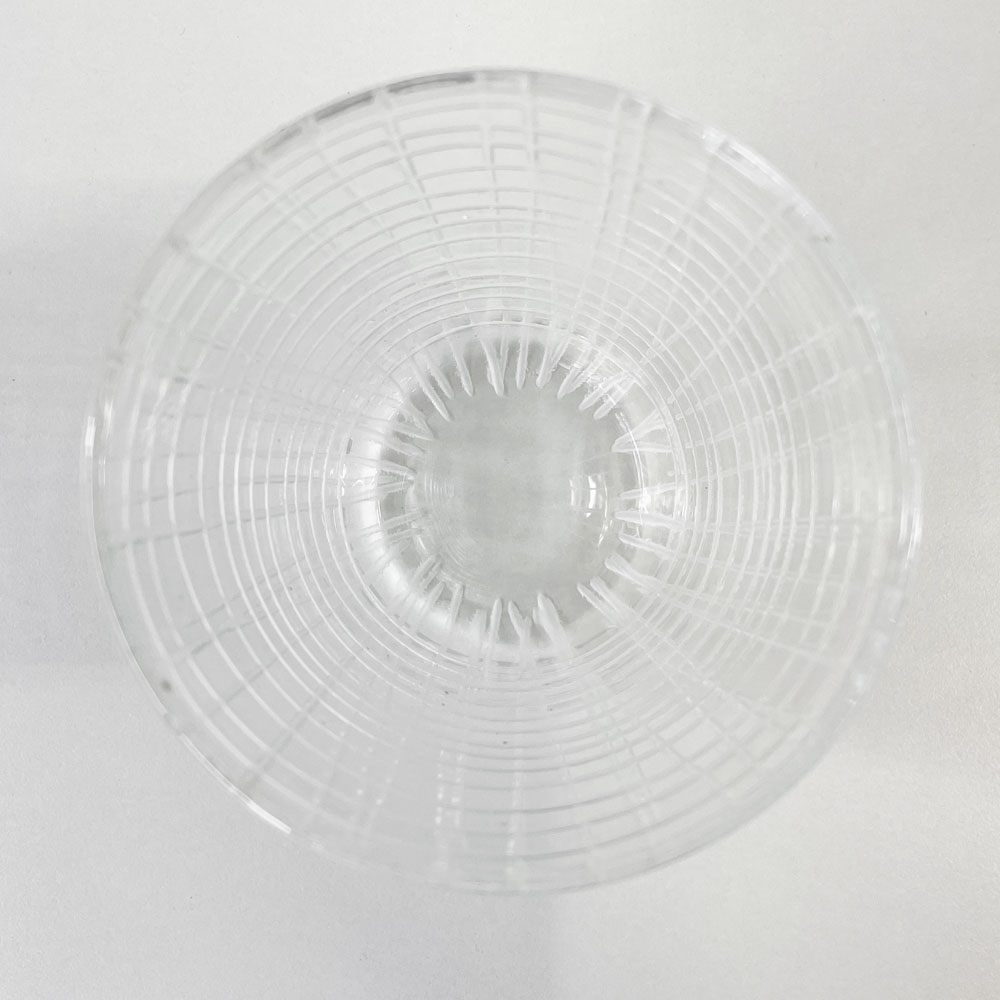 【9B】辻和美 Kazumi Tsuji 普通のコップ ミゾレ グラス ガラスタンブラー Φ8×9.5cm ファクトリーズーマー factory zoomer 現代作家 ◎