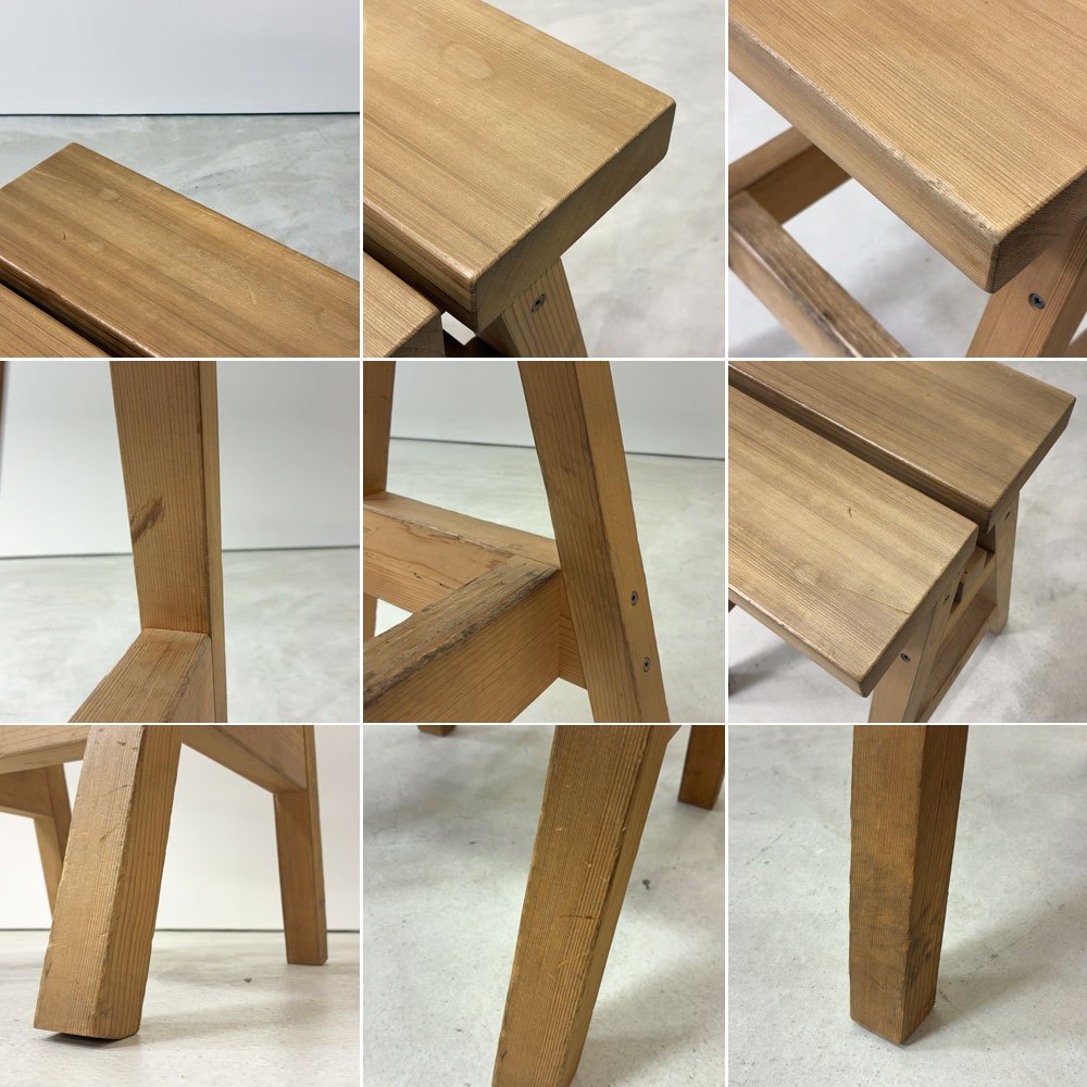 石巻工房 Ishinomaki Laboratory 石巻 ハイスツール ISHINOMAKI HIGH STOOL H60cm 芦沢 啓治 クラフト家具 ●