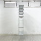 無印良品 MUJI スチールユニットシェルフ オープンシェルフ スチール棚 6段 W84cm ●
