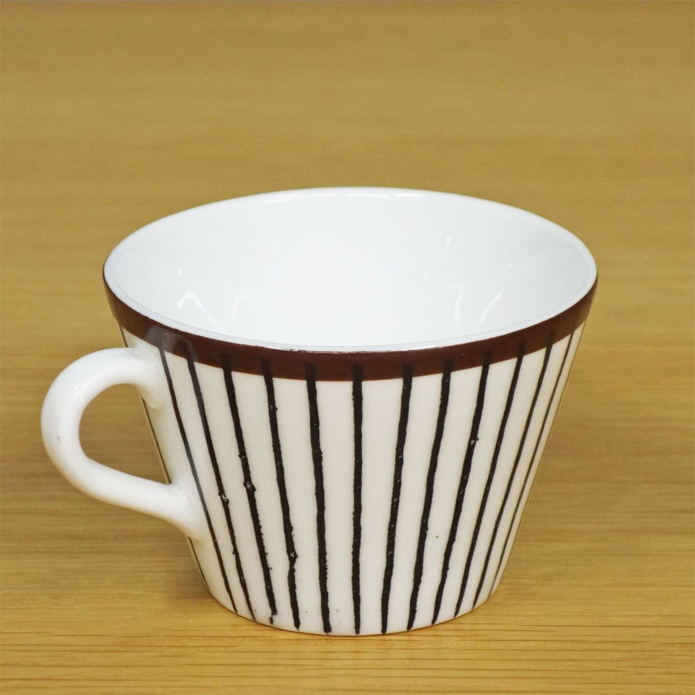 グスタフスベリ GUSTVSBERG スピサリブ SPISA RIBB コーヒーカップ＆ソーサー ビンテージ 北欧食器 ◎