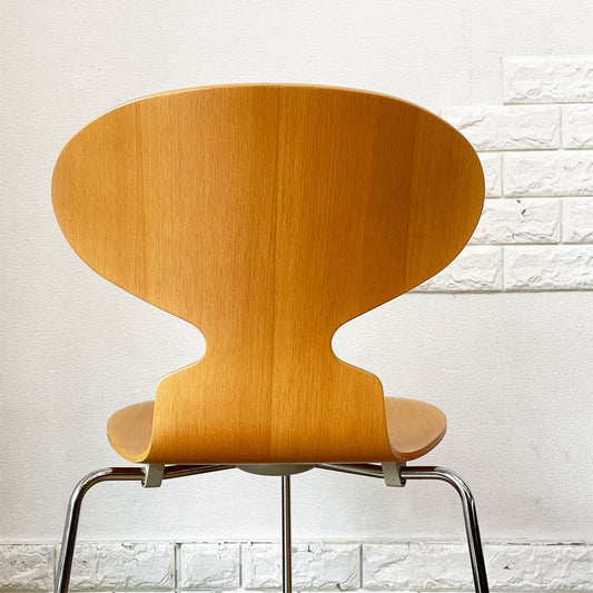 フリッツハンセン Fritz Hansen アントチェア 3本脚 ビーチ材 アルネ・ヤコブセン ビンテージ 北欧家具 ◎