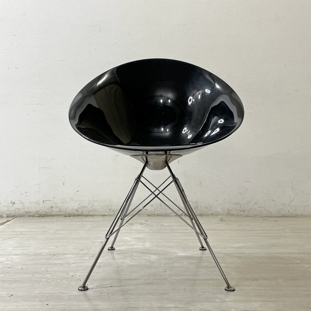 カルテル Kartell エロエス ERO S ダイニングチェア ブラック 4本脚 フィリップ・スタルク スペースエイジ イタリア 参考定価￥93,400- ●
