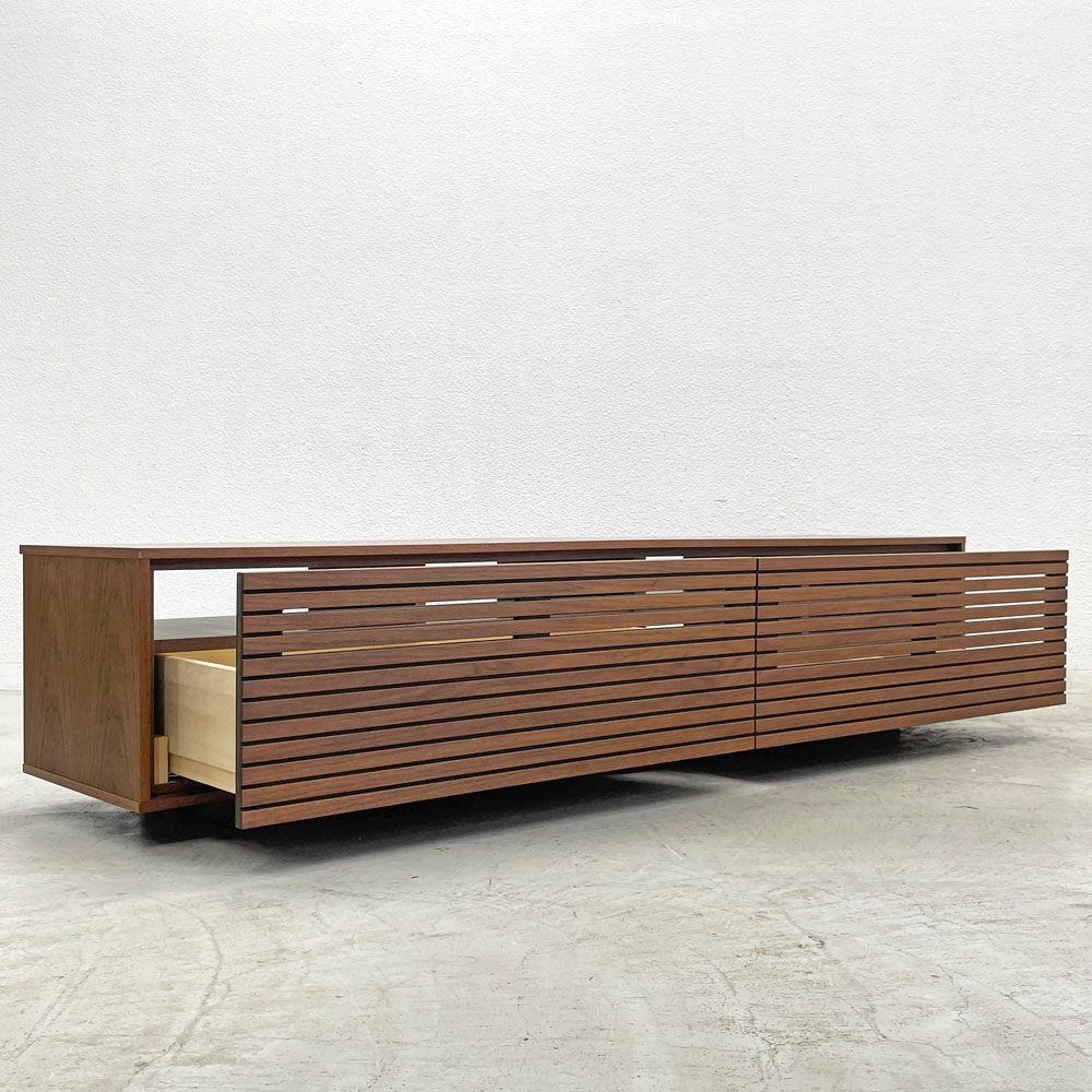 広松木工 hiromatsu ベラクレッパ VERA CREPA テレビボード AVボード W200cm ウォールナット スリット〓