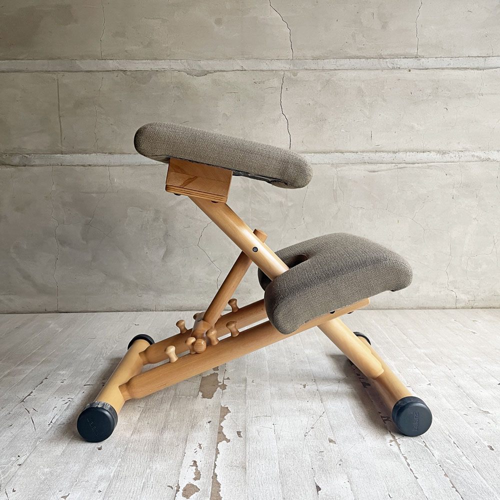ストッケ STOKKE ヴァリエール VARIER マルチバランス MULTI バランスチェア 学習椅子 ジュニア用アタッチメント付 ベージュ 北欧 ノルウェー ♪