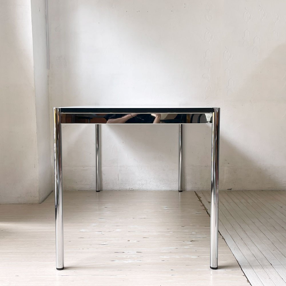 USMモジュラーファニチャー USM Haller USMハラーテーブル ワーキングデスク ダイニングテーブル W150×D75×H74cm パールグレーラミネート(ホワイト) ★