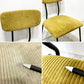 ジャーナルスタンダードファニチャー journal standard Furniture j.s.F ヘンリー HENRY ダイニングチェア サイドチェア コーデュロイ ファブリック アイアン 廃番 B ●