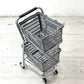 パシフィックファニチャーサービス P.F.S バスケットカート BASKET CART バスケット2個付 定価\29,700 ●