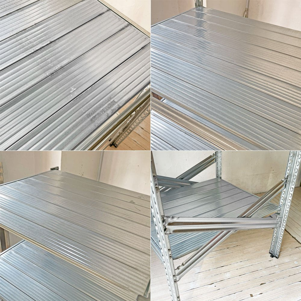 メタルシステム METALSISTEM スーパー123シリーズ SUPER123 スチールシェルフ STEEL SHELF 4段 W67.7xD70xH157.6cm イタリア製 ★