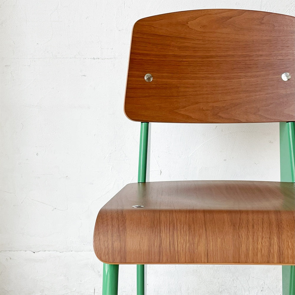 ヴィトラ vitra スタンダードチェア Standard chair ウォールナット×ブレヴェール ジャン・プルーヴェ Jean Prouve 箱付き 新品未使用 ★