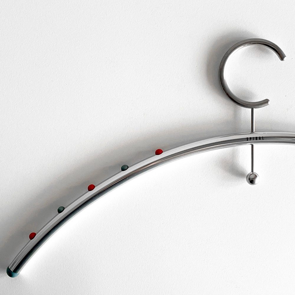 倉俣史朗 Shiro Kuramata アルミ二オ ALUMINIO ハンガー SPIRAL製 ポストモダン 廃番 希少 A  ■