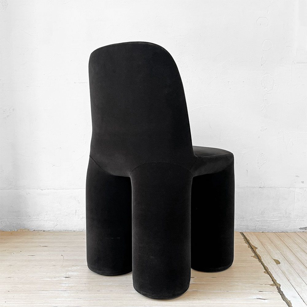 ミネルバ MINERVA ゾウ チェア Zo chair ブラック ベロア調 ぬいぐるみの椅子 黒川雅之 Kurokawa Masayuki 1985年 美品 ★