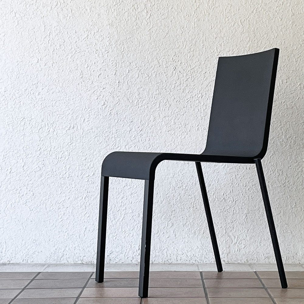 ヴィトラ vitra. ゼロスリー .03 ダイニングチェア スタッキングチェア マールテン・ヴァン・セーヴェレン Maarten Van Severen ブラック B ◇