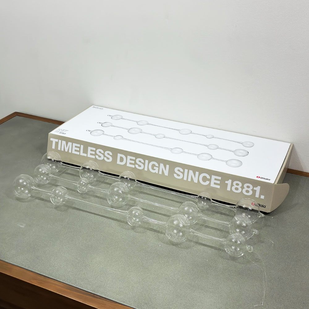 イッタラ iittala アテネの朝 Ateenan Aamu 3本セット ガラスオブジェ カイ・フランク 1954年デザイン フィンランド 北欧雑貨 B ●