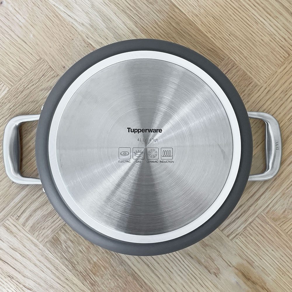 タッパーウェア Tupperware ブラックシリーズ 両手鍋 26cm IH可 日本未発売 ◇