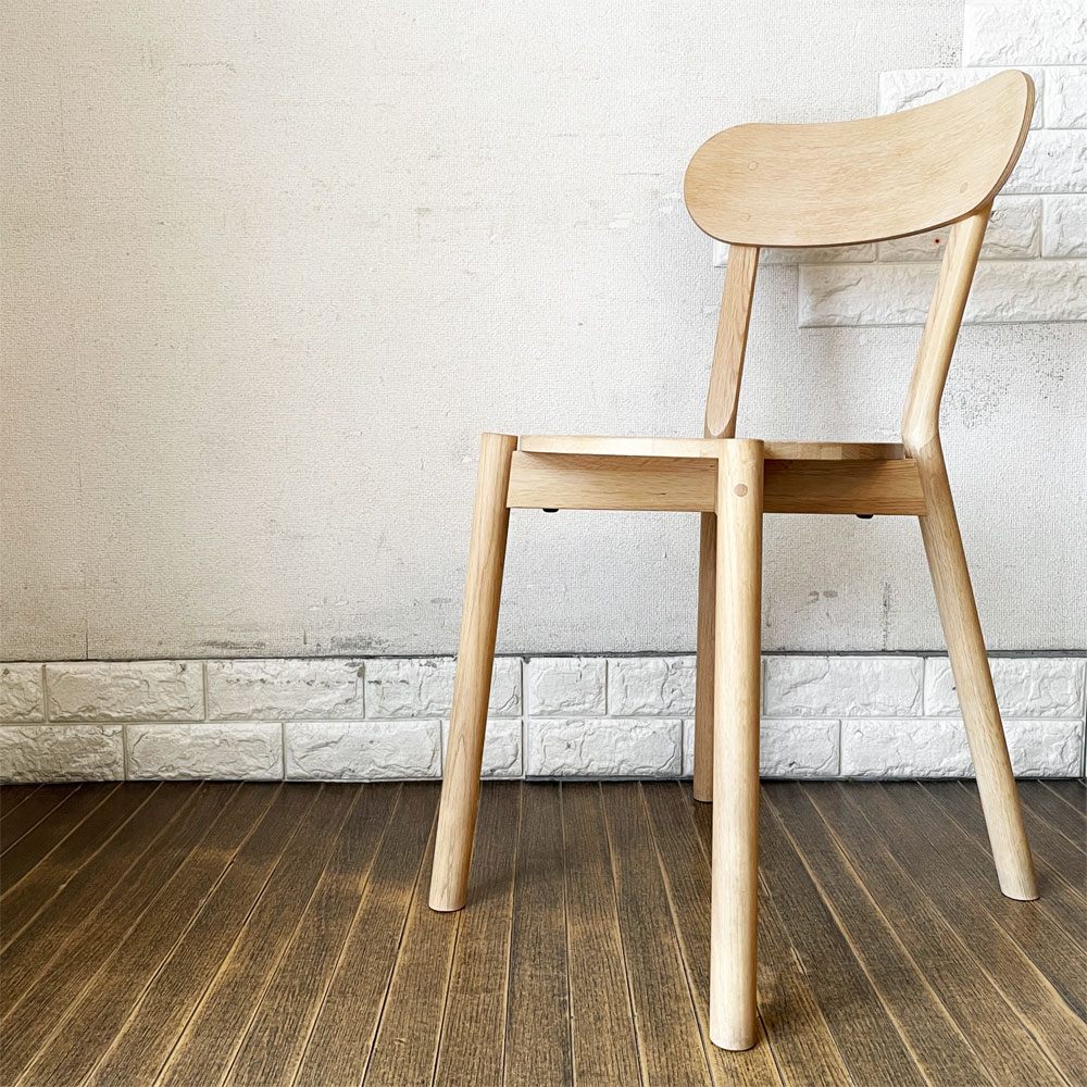 カリモクニュースタンダード KARIMOKU NEW STANDARD キャストールチェア CASTOR CHAIR ダイニングチェア PURE OAK 板座 スタッキング BIG-GAME B ◎