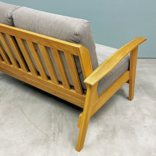 アーバンリサーチ ドアーズ DOORS LIVING PRODUCTS Bothy Modern Sofa 2Pソファ 2シーター オーク無垢材 ベージュ 定価￥113,300- ◎