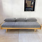 グラフ graf × 相合家具 SOGO adシリーズ デイベッドベンチ Day bed bench グレー系ファブリック ホワイトアッシュ材 美品  ★