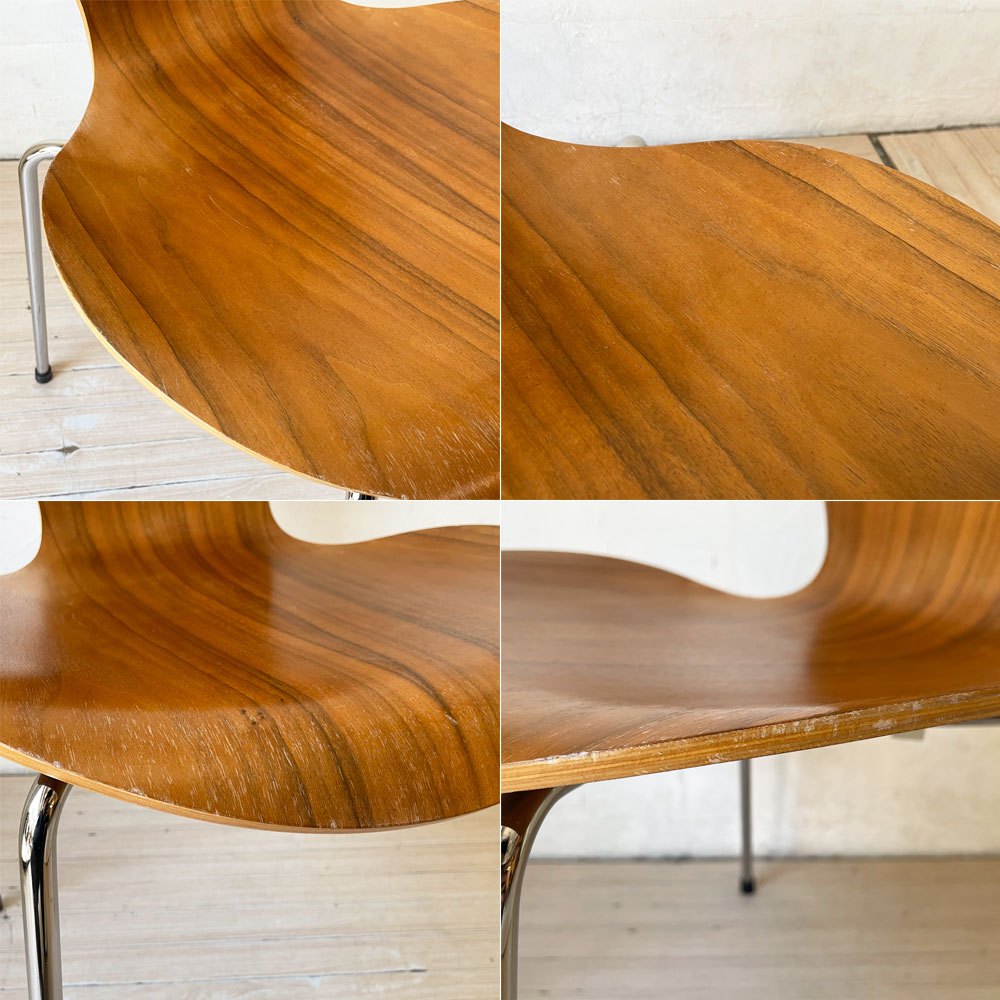 フリッツハンセン Fritz Hansen セブンチェア Seven Chair ダイニングチェア アルネヤコブセン Arne Jacobsen ウォールナット材 北欧家具 E ★