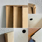 スタンダードトレード STANDARD TRADE ベッドフレーム Rudder Head ラダーヘッド BED-01C ダブルサイズ 無垢楢材 Dark Oak 参考定価42万円 〓