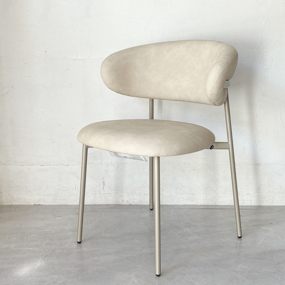 カリガリス Calligaris オレアンドロ OLEANDRO ダイニングチェア PVC張り 合成皮革 イタリア製 2025年製 美品 B ★