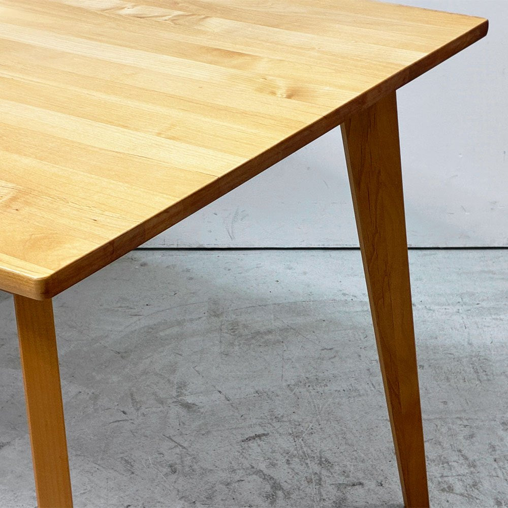 モモナチュラル Momo Natural ヴィボ VIBO ダイニングテーブル アルダー材 W135cm ●