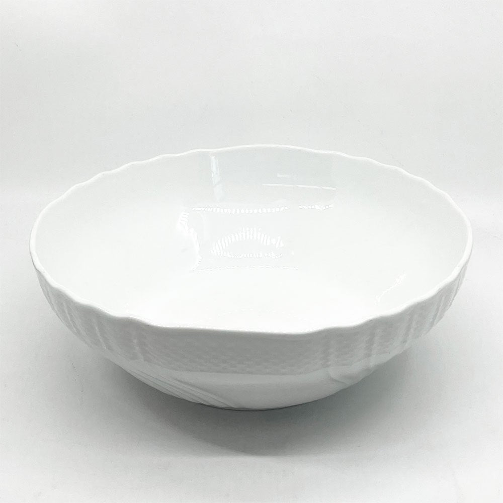 ジノリ GINORI1735 ベッキオジノリホワイト サラダボウル ラウンド 25cm 白磁 イタリア 旧リチャードジノリ 定価￥25,080- ●